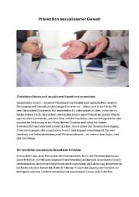Pr�vention sexualisierter Gewalt